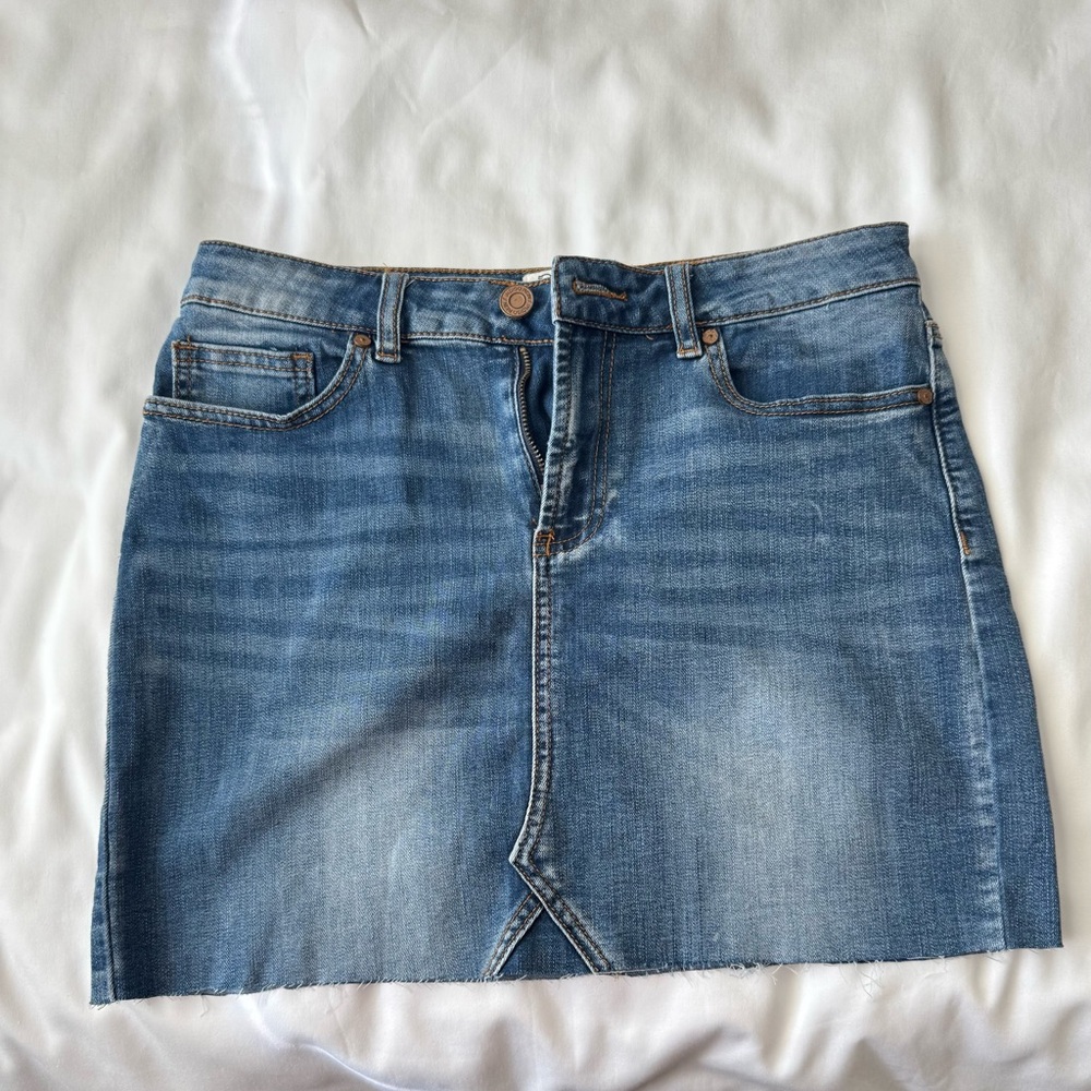 Indigo Rein Classic Blue Mini Skirt - Picture 1 of 3